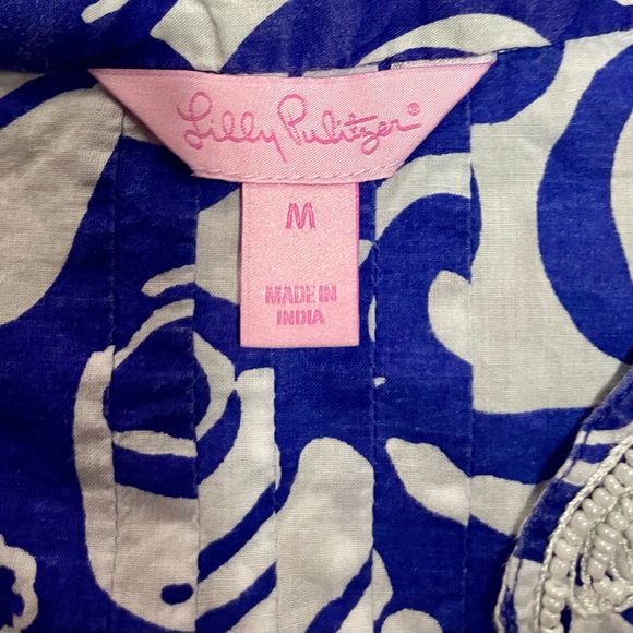 Lilly Pulitzer Cotton Tunic Size M - Picture 3 of 4